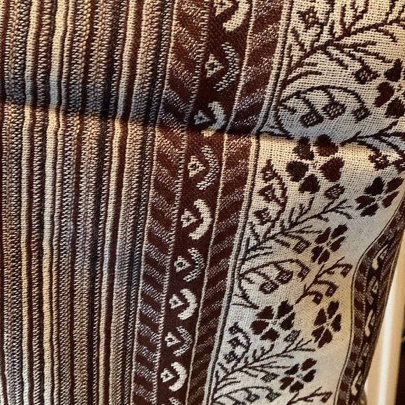 Beautiful Eggplant and brown scarf 🔴 - Picture 2 of 5